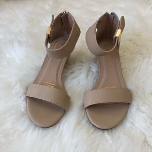 Obessed Nude wedges